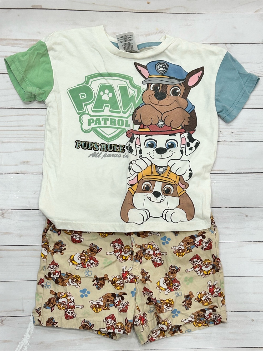 PAW Patrol Kids Tee and shorts Set - 4T